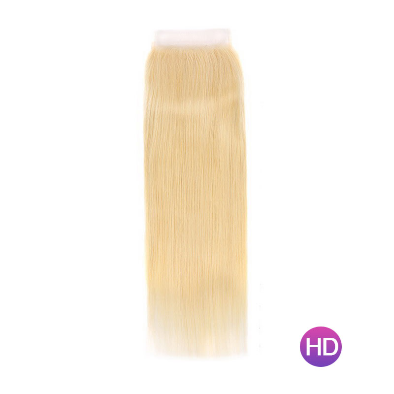 Stema 613 Blonde HD 4X4 5X5 6X6 7X7 Lace Virgin Straight Closure